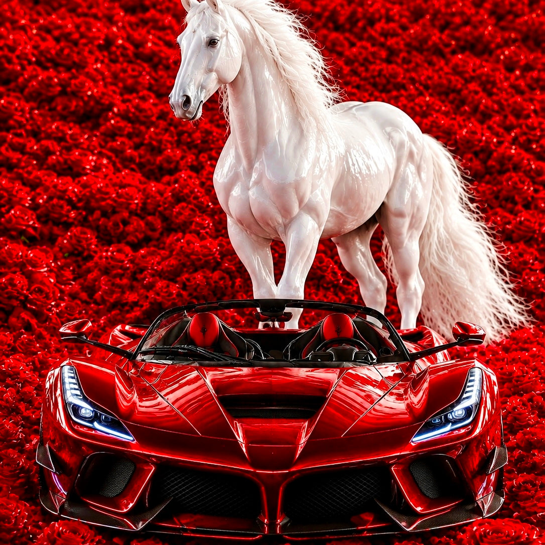 玫瑰之境 白驹跑车Rose Realm, White Horse Sports Car(Anchor development)
