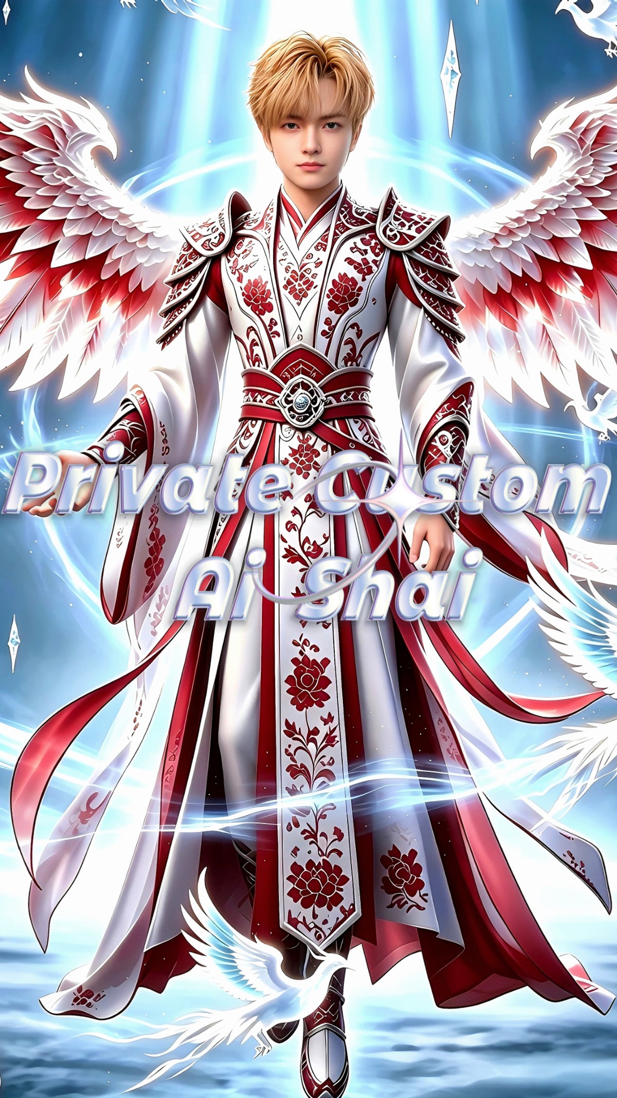 wow-shai 冰封凤舞青花 Icebound Phoenix Dancing on Blue and White Porcelain(Anchor development)