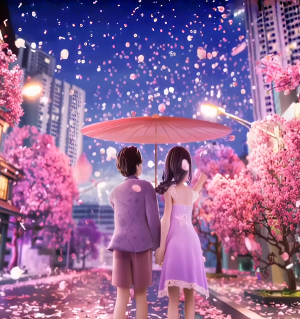 樱花雨Cherry blossom rain(Anchor development)24
