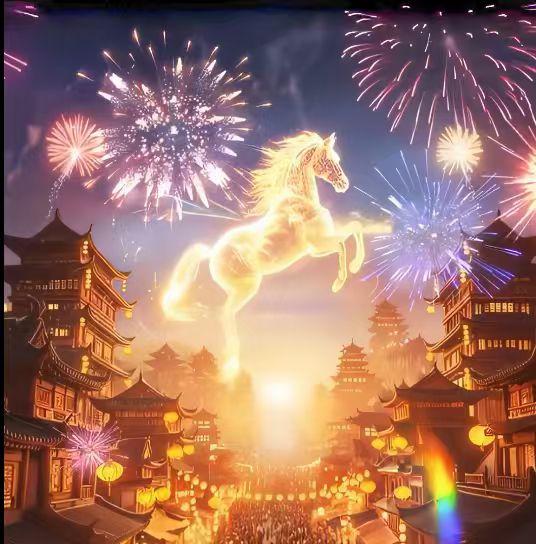 马跃盛世Horse Leaps Over a Prosperous Age(Anchor development)100