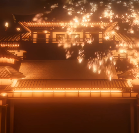 火树银花A display of fireworks and a sea of lanterns(Anchor development)81