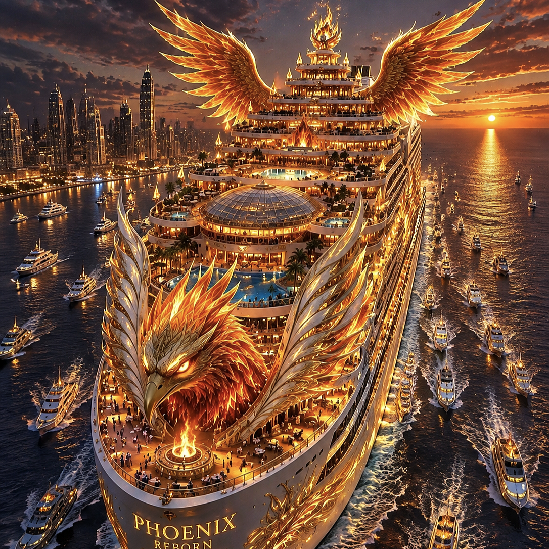 凤凰神舰 涅槃远航The Phoenix Divine Warship was reborn and set sail on a long voyage(Anchor development）