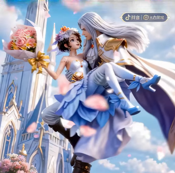纯白花嫁Pure White Wedding Dress(Anchor development)