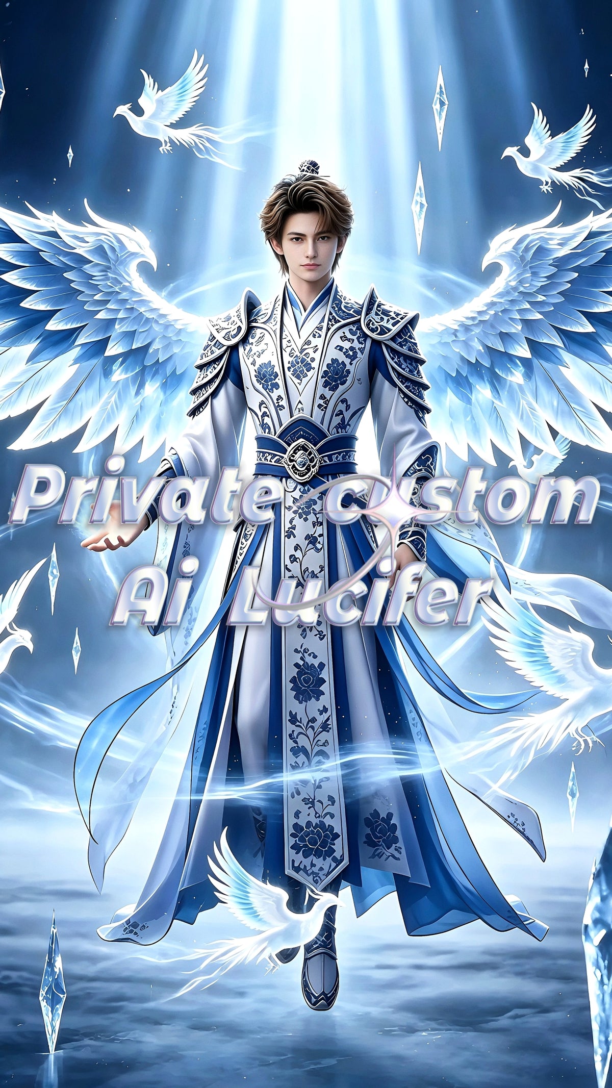 kos-Lucifer 冰封凤舞青花Frozen Phoenix Dances Blue‑Porcelain(Anchor development)
